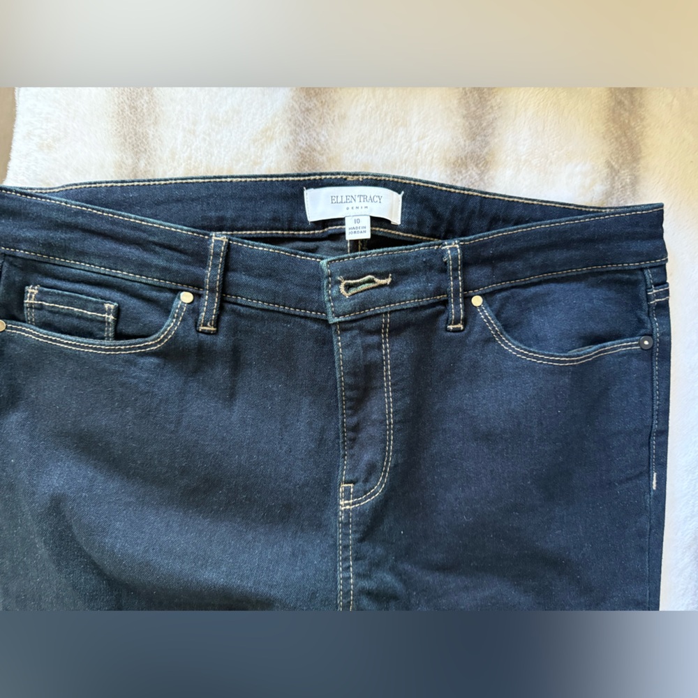 Ellen Tracy Dark Blue Women's Jeans